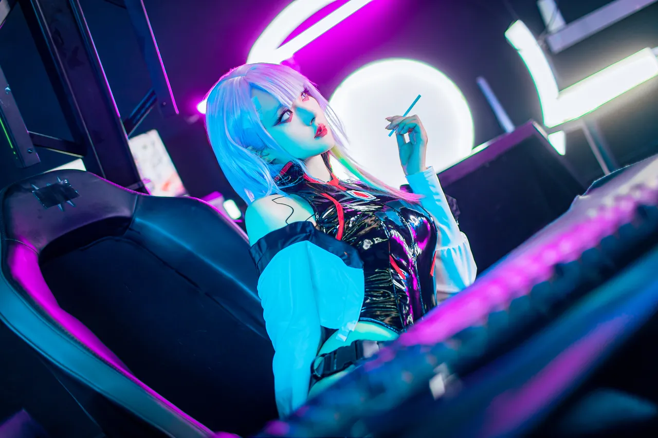 Natsuko夏夏子 - 赛博朋克边缘行者Lucy-erohere15.webp